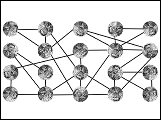 Twenty rotated copies of a photo with noise added. Twenty rotated copies of a photo with noise added.